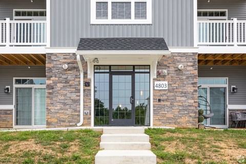 The front of a house with the number 4803 on it.