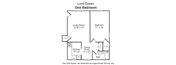 1 Bedroom 1 Bathroom