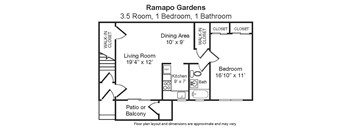 1 Bedroom  1 Bath