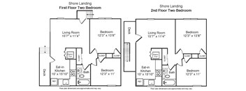 2 Bedroom  1 Bath