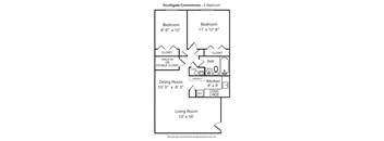 2 Bedroom 1 Bathroom