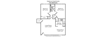 2 Bedroom 1 Bathroom