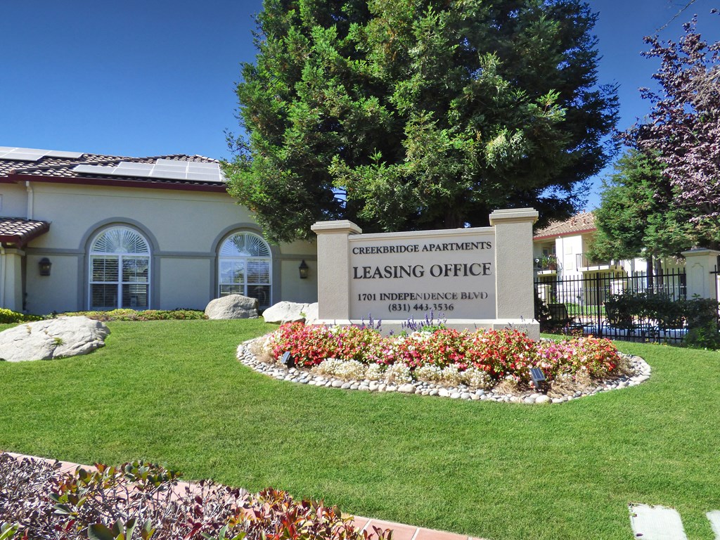 the leasing office at 1701 Independence Blvd. Salinas, CA