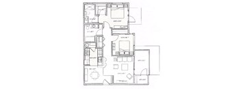 Bitterroot Floor Plan  at Mullan Reserve Apartments, Montana