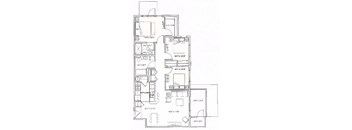 Marshall Floor Plan  at Mullan Reserve Apartments, Missoula, Montana