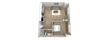 a floor plan image of the hudson in poughkeepsie, ny at Jefferson Yards, Tacoma, WA