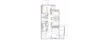 Sentinel Floor Plan at Mullan Reserve Apartments, Montana