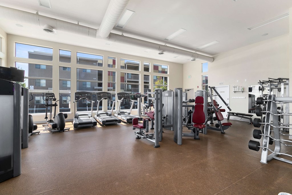 Fitness Center With Modern Equipment at Mosaic on the River Apartments, Richland, WA, 99352