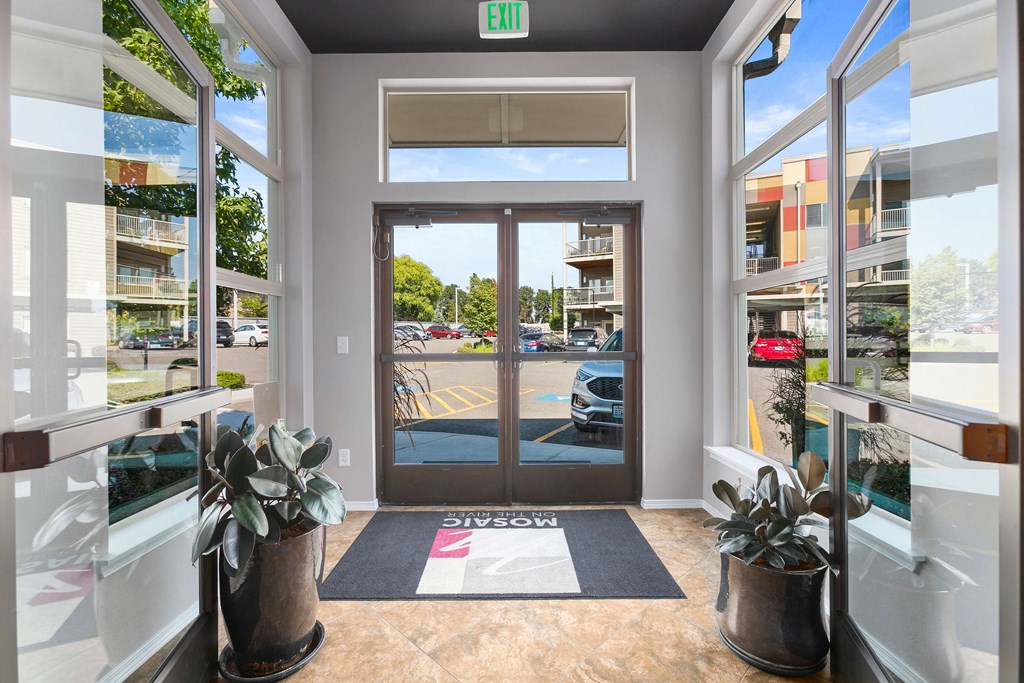 Clubhouse Entrance at Mosaic on the River Apartments, Richland, Washington