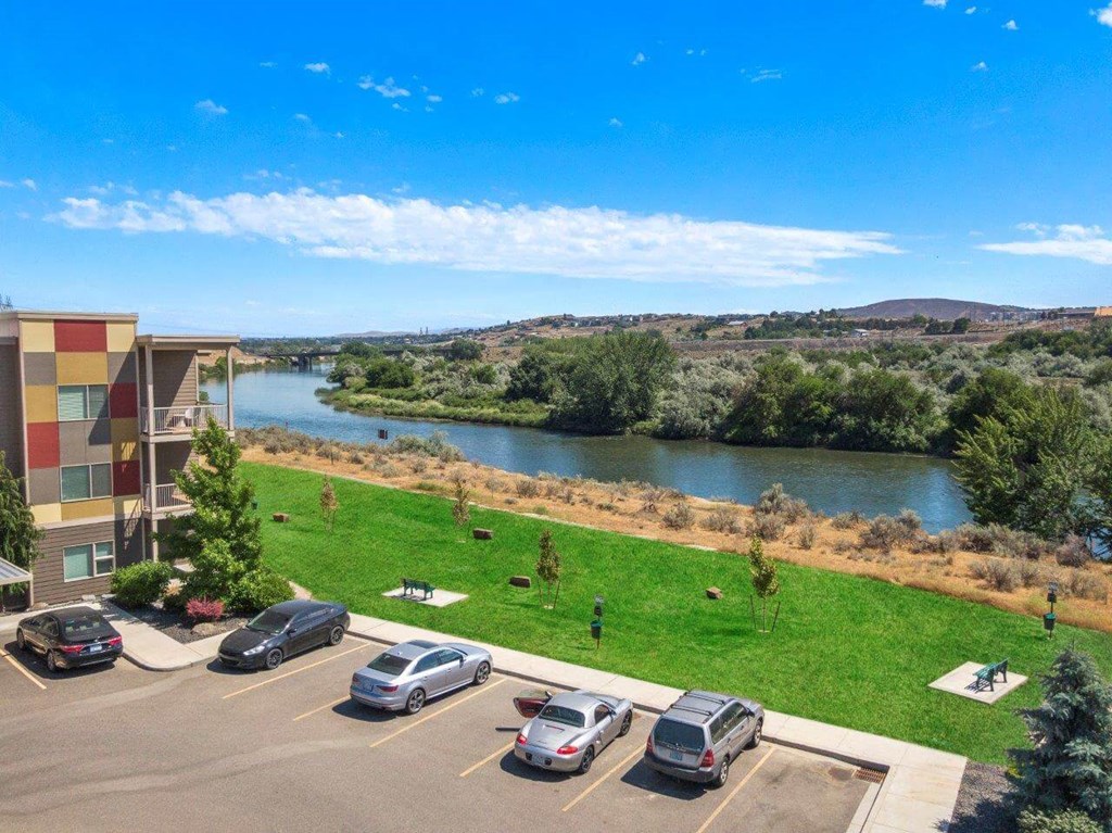 Parking Lot at Mosaic on the River Apartments, Richland, Washington