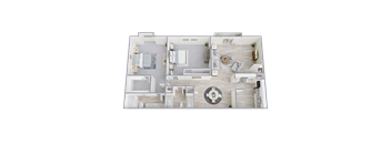 2 Bed 2 Bath-a Floor Plan at 400 Winchester, Atlanta, GA