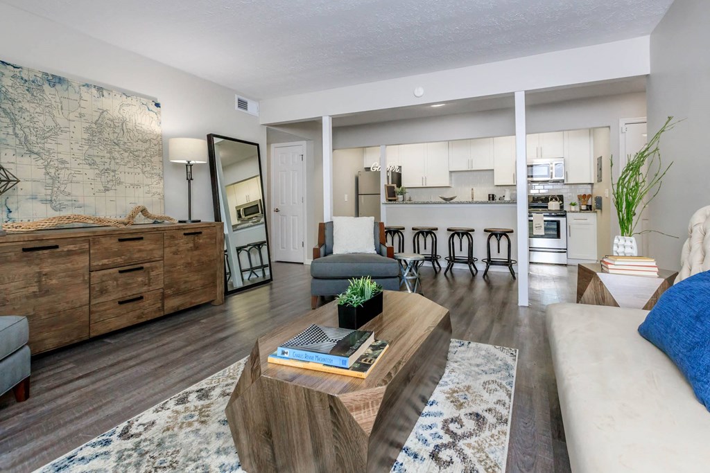 Living And Kitchen Area at 400 Winchester, Atlanta, 30339