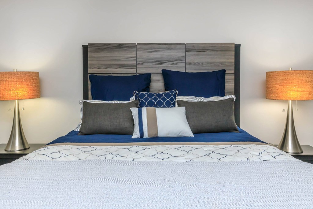 Bedroom With Pillows at 400 Winchester, Georgia