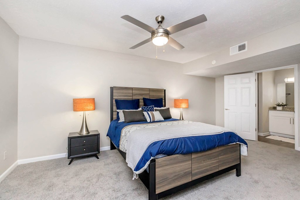 Bedroom With Ceiling Fan at 400 Winchester, Atlanta, GA 30339