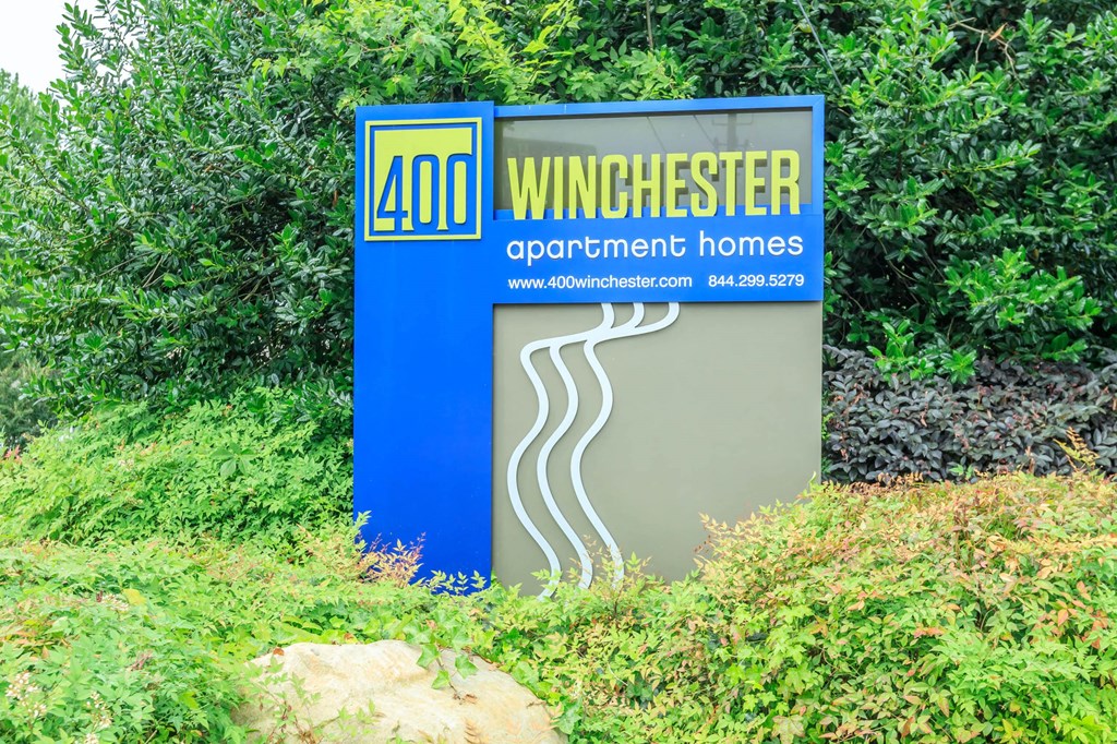 Property Signage at 400 Winchester, Atlanta, GA