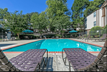 Pool With Lounge Chairs at 400 Winchester, Georgia, 30339