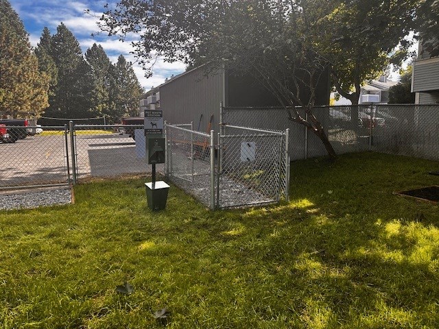 dog park at Ironwood Apartments, Coeur d'Alene