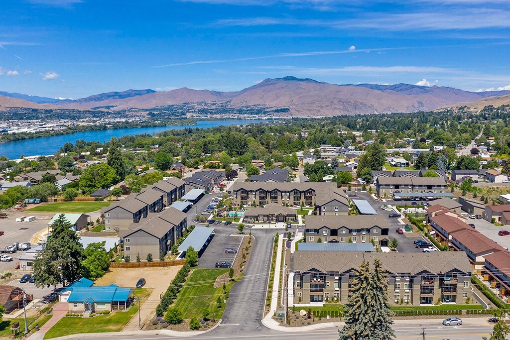 Drone Community View at Rylee Ann Apartments, East Wenatchee