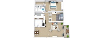 2 bed 2 bath at The Madison Apartments and Townhomes, Lawrenceville