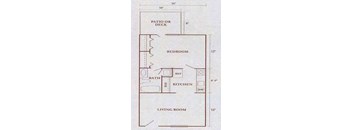 1 bed 1 bath at Overlook Club Apartments, Cummings, GA, 30040