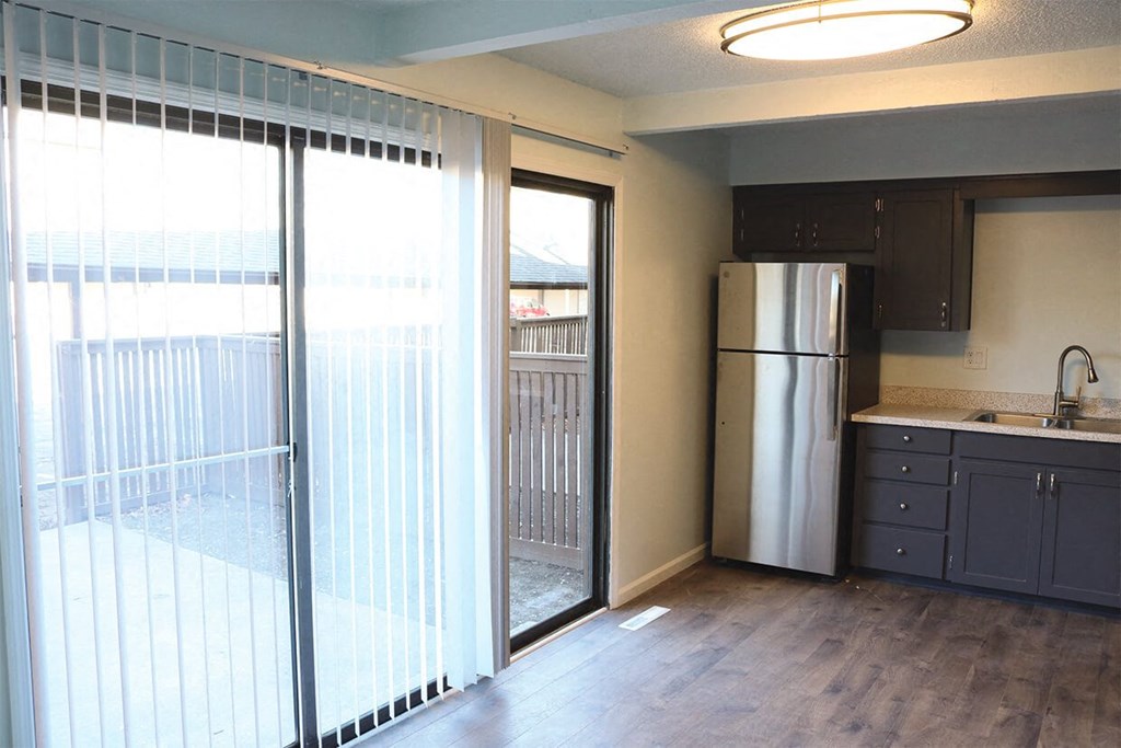 Townhome Patio and Kitchen  at The Ridge Overland Park, Overland Park, Kansas