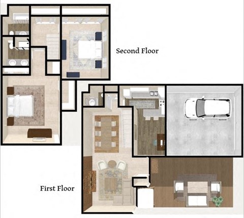 2  Bedroom 2.5  Bath 1924 sqft