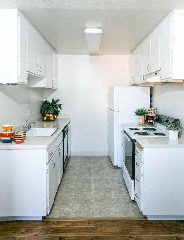 Fully Equipped Kitchen at Three Crown Apartments, Alameda
