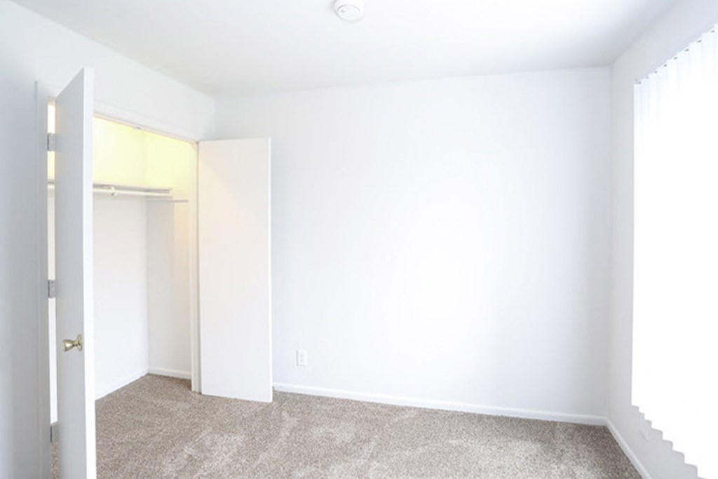 2nd bedroom closet 1510 square feet  at Canyon Creek Apartments, Kansas City, MO