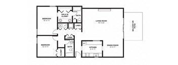 Fully Renovated 2 Bed 2 Bath 1,425 Square Feet at The Bridges at Foxridge, Mission, 66202