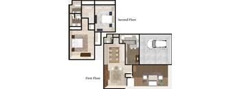 2 Bed 2.5 Bath Townhome at The Ridge Overland Park, Overland Park, Kansas