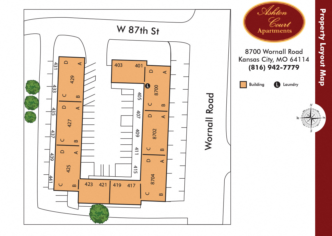 Ashton Court Property Map