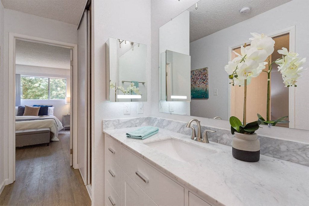 Spacious Bedrooms With En Suite Closet And Bathrooms at Marine View Apartments, Alameda, 94501