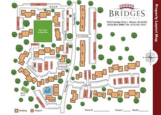 Bridges at Foxridge Property Map