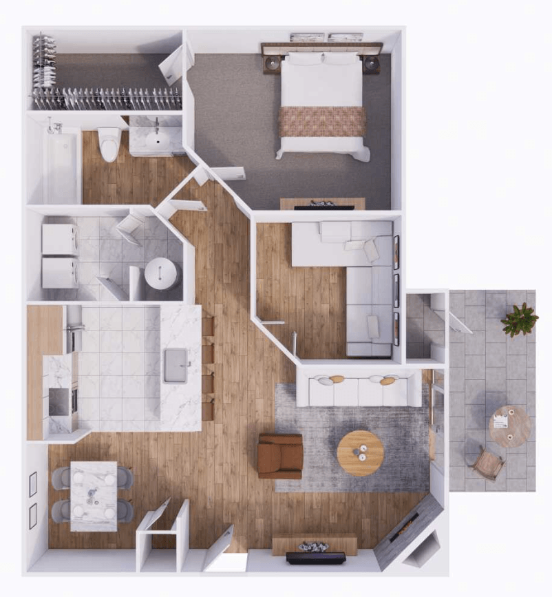 Den Donnelly Floor Plan at The Township, Kansas City, Missouri