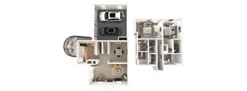 Fiarmount Floor Plan at Coach House Apartments, Kansas City, MO