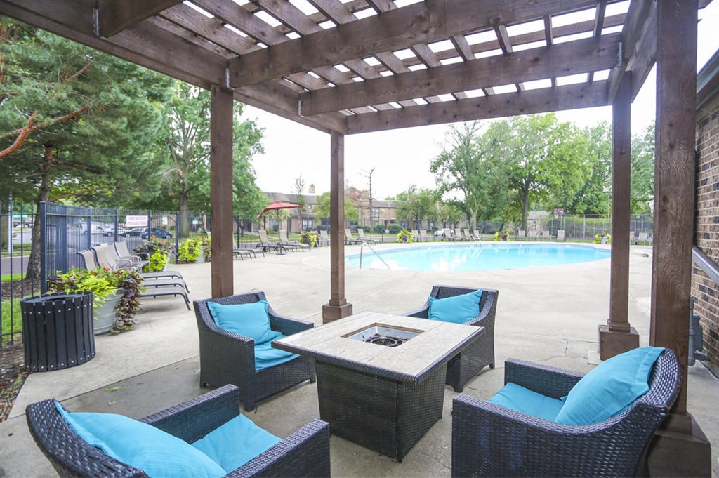 Firepit Common Area  at The Ridge Overland Park, Overland Park, Kansas