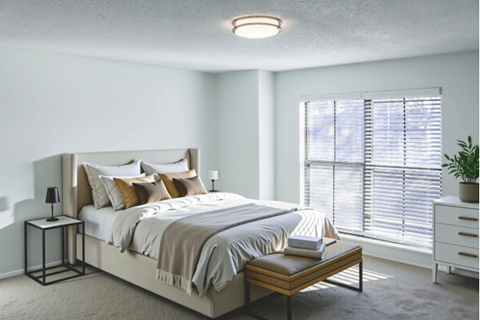 Renovated Townhome Main Bedroom
