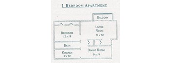 One Bedroom Apartment with a Balcony! at Gatehouse Apartments, Kansas City, MO, Missouri, 64134