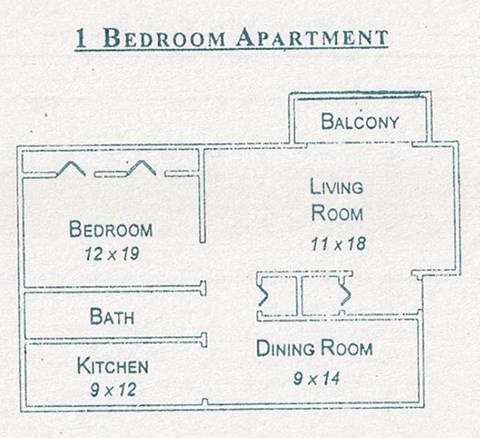 One Bedroom Apartment with a Balcony! at Gatehouse Apartments, Kansas City, MO, Missouri, 64134