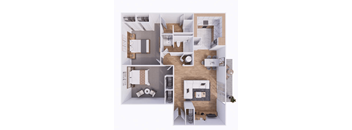 Grantham Floor Plan at The Township, Kansas City, Missouri