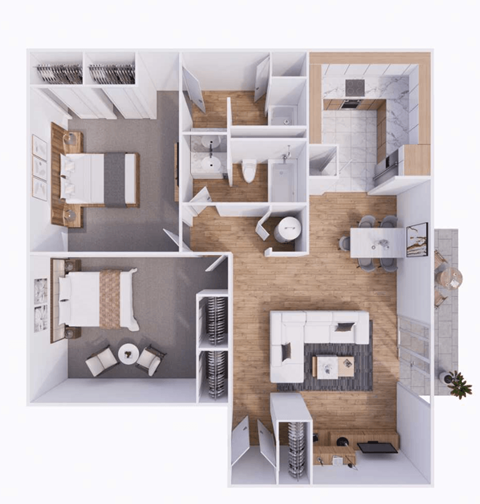 Grantham Floor Plan at The Township, Kansas City, Missouri