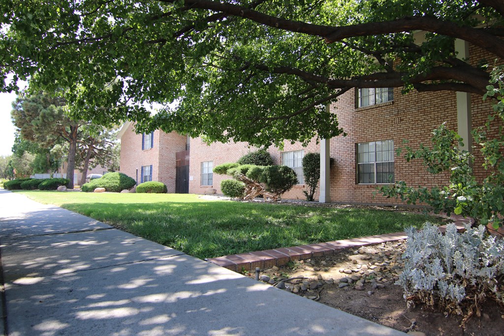 our apartments offer a walkway to the front door