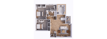 Lincoln Floor Plan at The Township, Kansas City, MO