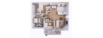 Den Logan Floor Plan at The Township, Kansas City