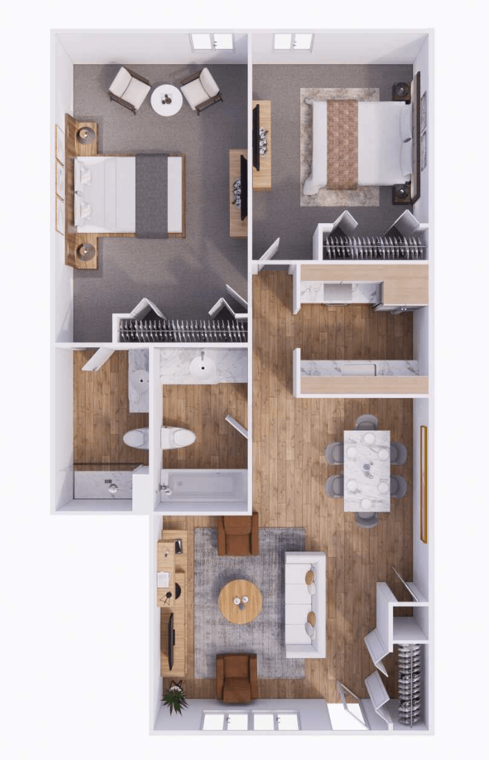 NM_AlbuquMonarch Floor Plan - The Pearl Albuquerque, NM