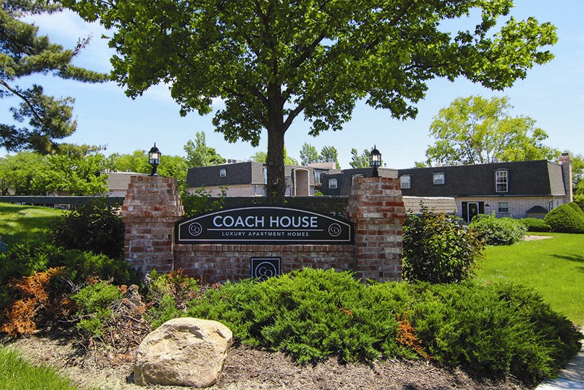 Northside of Coach House at Coach House Apartments, Missouri, 64131
