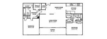OMB4 Floor Plan at Willow Creek, Kansas City, MO