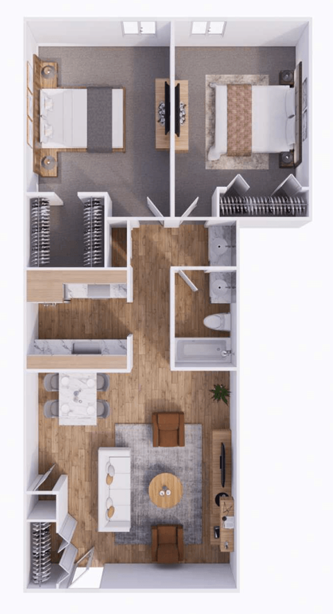 Pearl 2 Bedroom Floor Plan Albuquerque, NM Pearl 2 Bedroom Floor Plan Albuquerque, NM