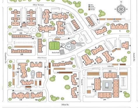 Property Map at The Ridge Overland Park, Overland Park, Kansas