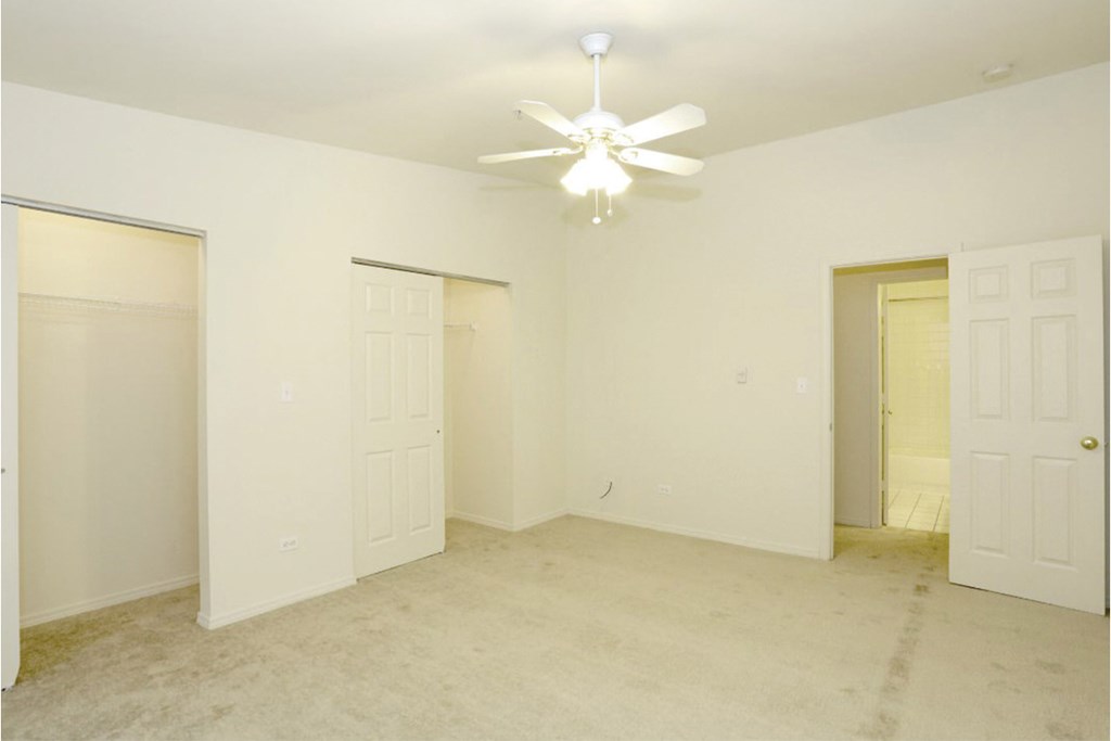 Bedroom with walk-in closet at Lansing Riverwood, LLC, Lansing, IL, Illinois